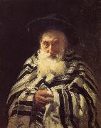 Ilia Efimovich Repin Great Jewish prayer oil painting on canvas